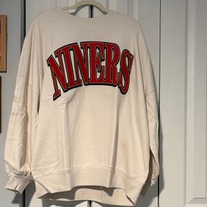 Niners Cream Sweater